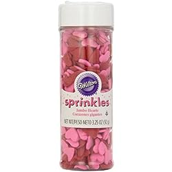 Wilton Jumbo Hearts Sprinkles, 3.25 oz