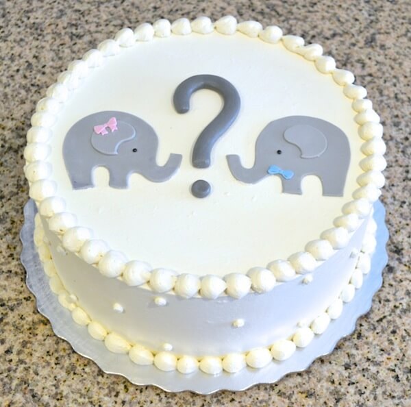 Cute Elephants cake gender reveal cake ideas Cute Elephants cake gender reveal cake ideas