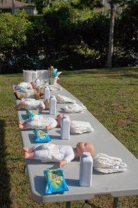 Blindfolded Diaper Change Game Blindfolded Diaper Change Game